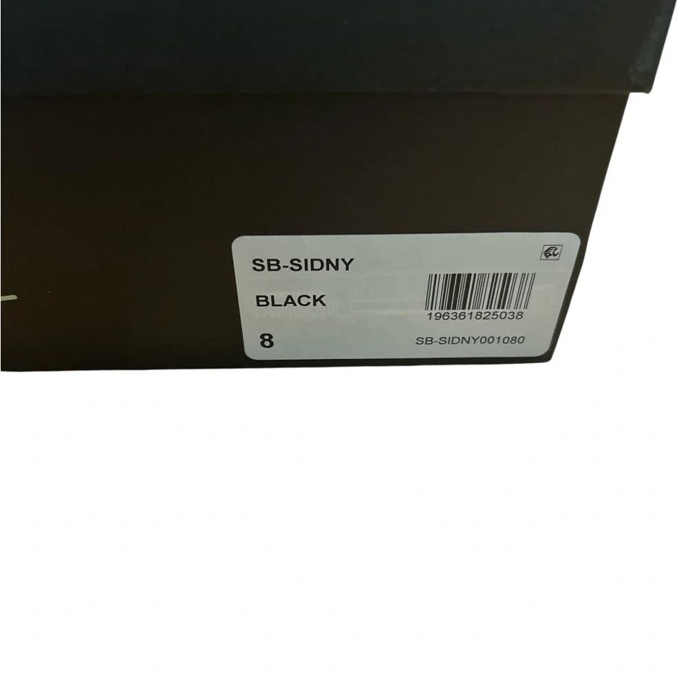 Betsey Johnson Sidny Black Rhinestone Platform Sneakers Size 8 NIB - Picture 7 of 9